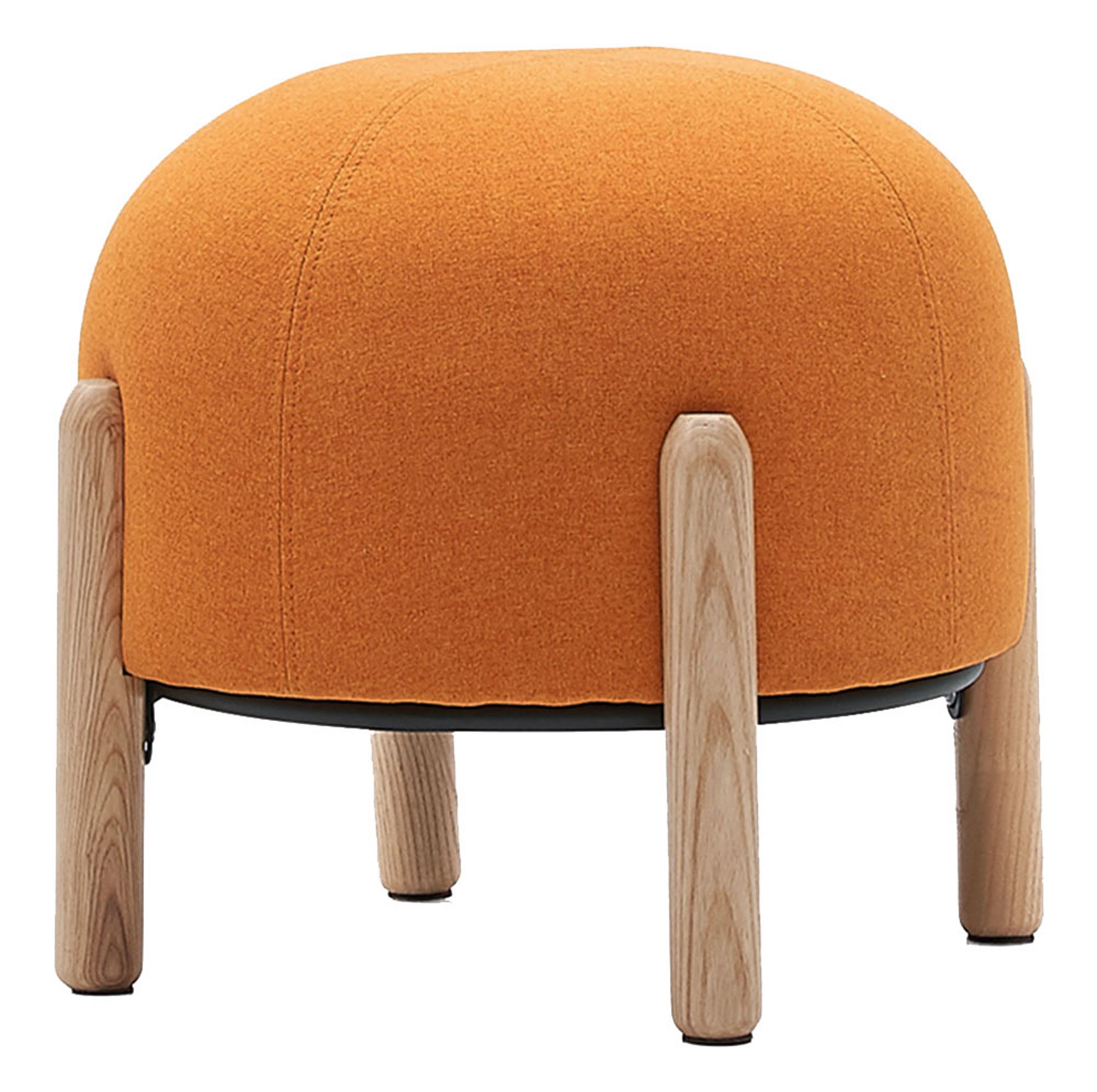 Ottoman with Ash Wood Legs