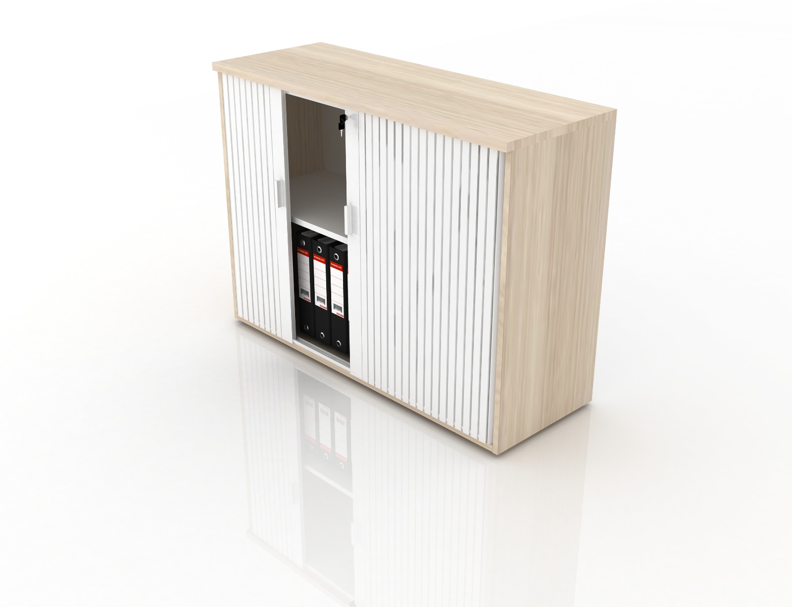 Tambour Door Cabinet